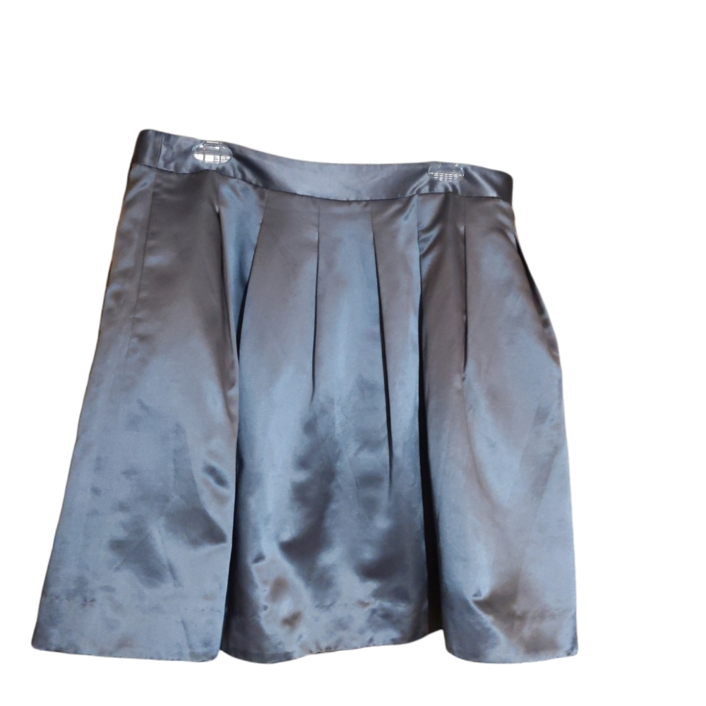 Club Monaco gray silk blend skirt
